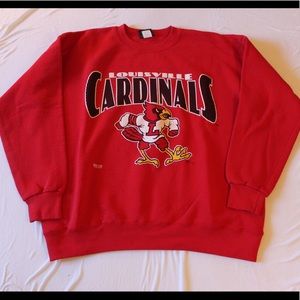 Vintage Louisville Cardinals Football Crewneck